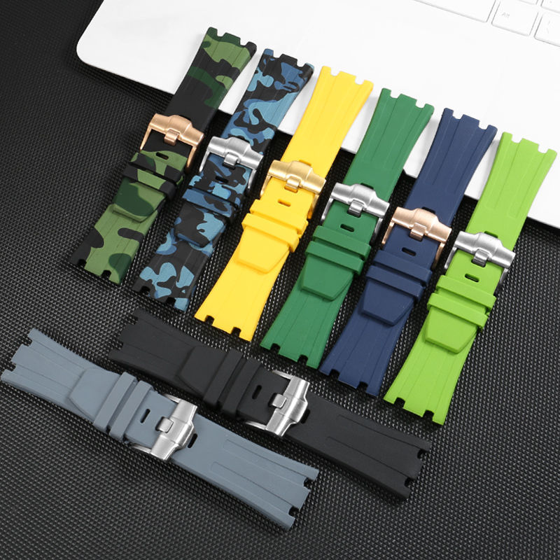 28mm Silicone Watchband for AP - огляд і ціна Audemars Piguet Watch Royal Oak Offshore