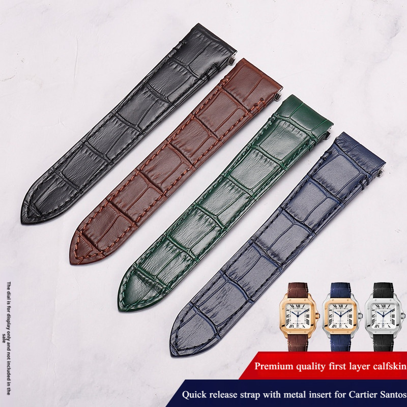 High Quality Cowhide Leather W - огляд і ціна Cartier Watch Santos