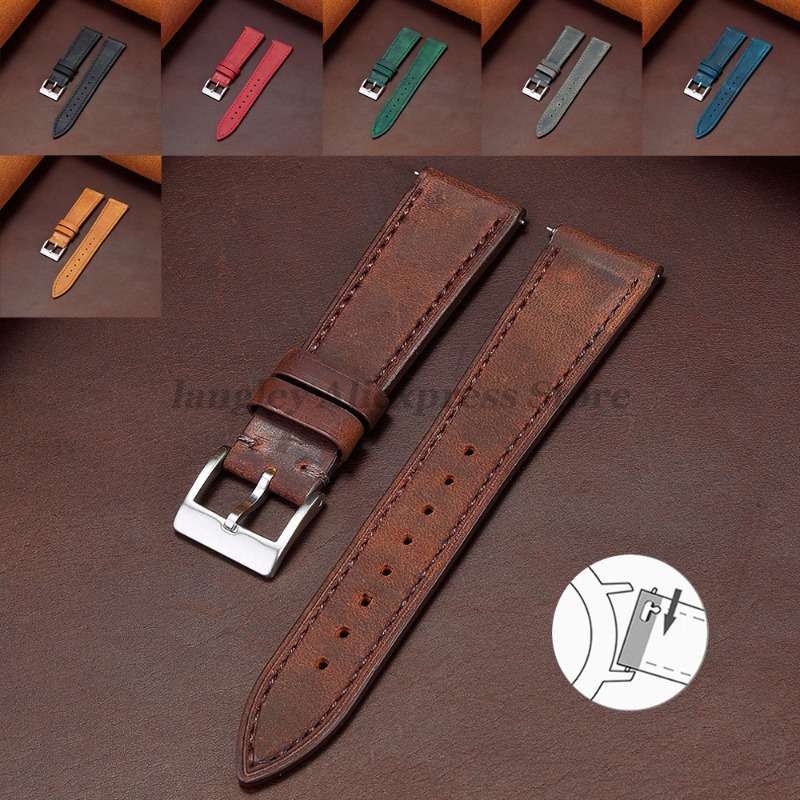 Quick Release Vintage Retro Ge - огляд і ціна Leather Strap Quick Release