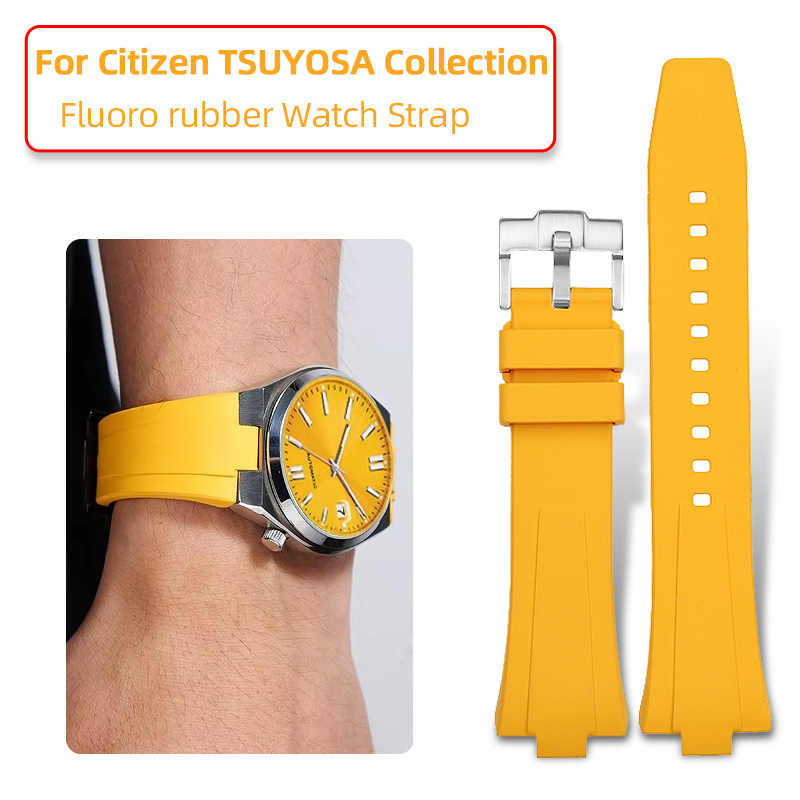 9x26mm FKM Fluoro Rubber Strap - огляд і ціна Citizen Watch Tsuyosa
