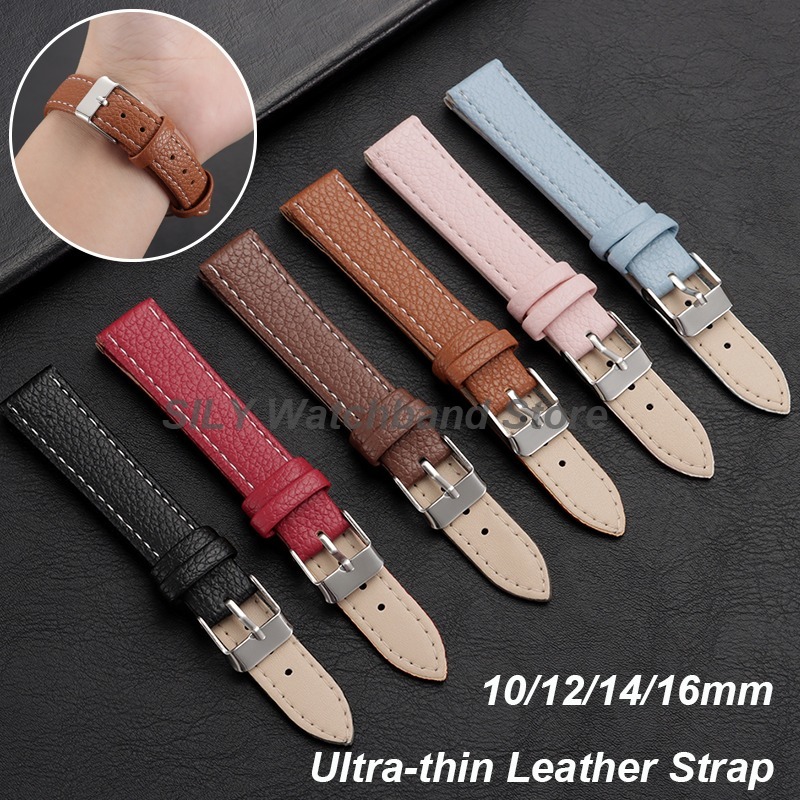10mm 12mm 14mm 16mm Ultra-thin - огляд і ціна Suede Strap Watch