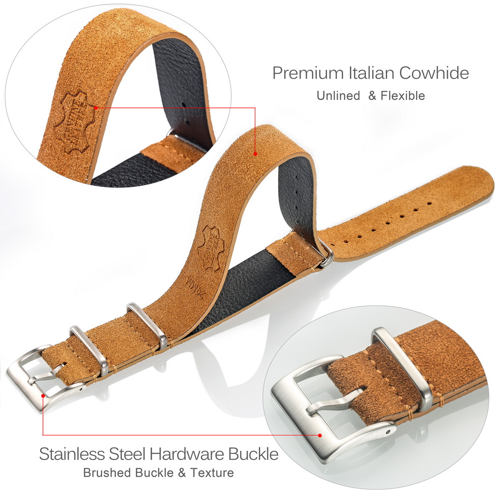HEMSUT Genuine Leather Watch B - огляд і ціна Tropic Strap Vintage