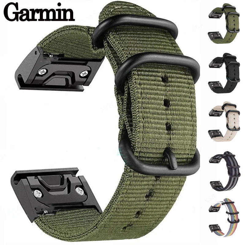 Canvas Nylon Strap for Garmin  - огляд і ціна Canvas Strap Watch