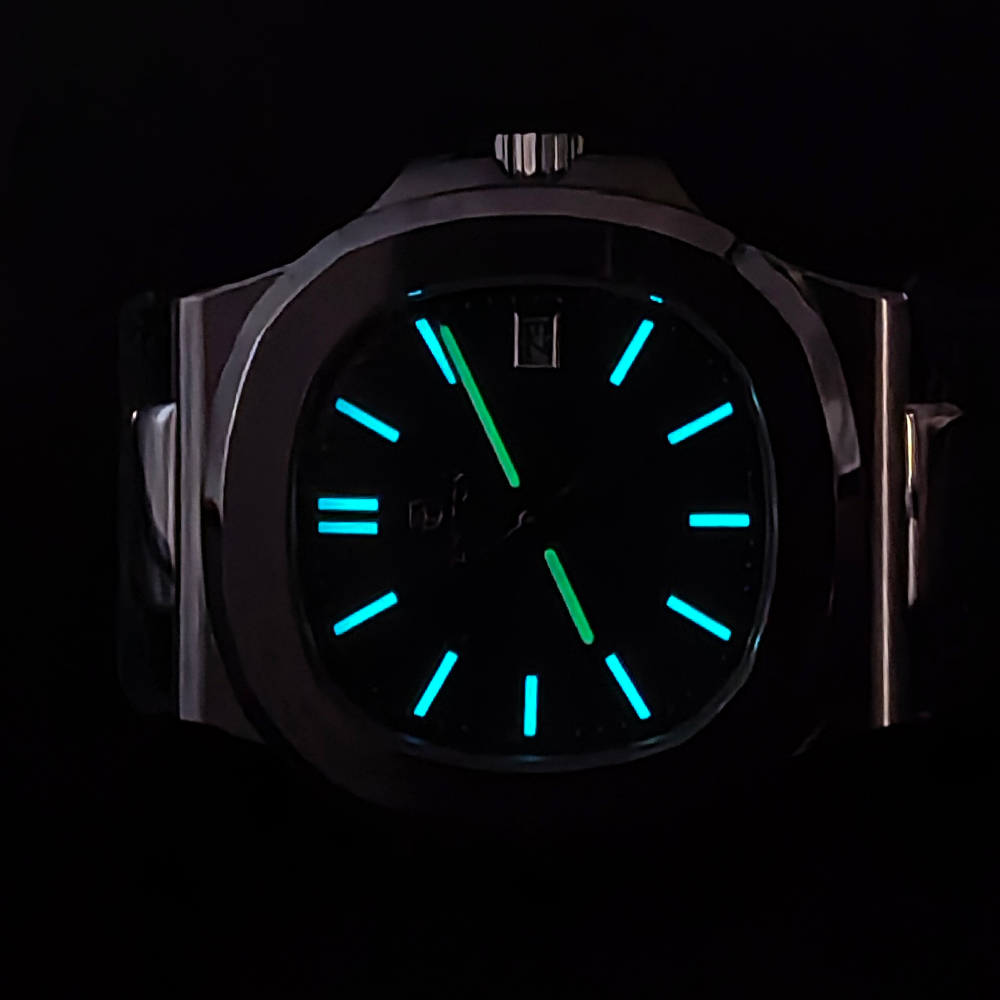 ENITON 38mm Stone Dial Composi - огляд і ціна Canvas Strap Watch