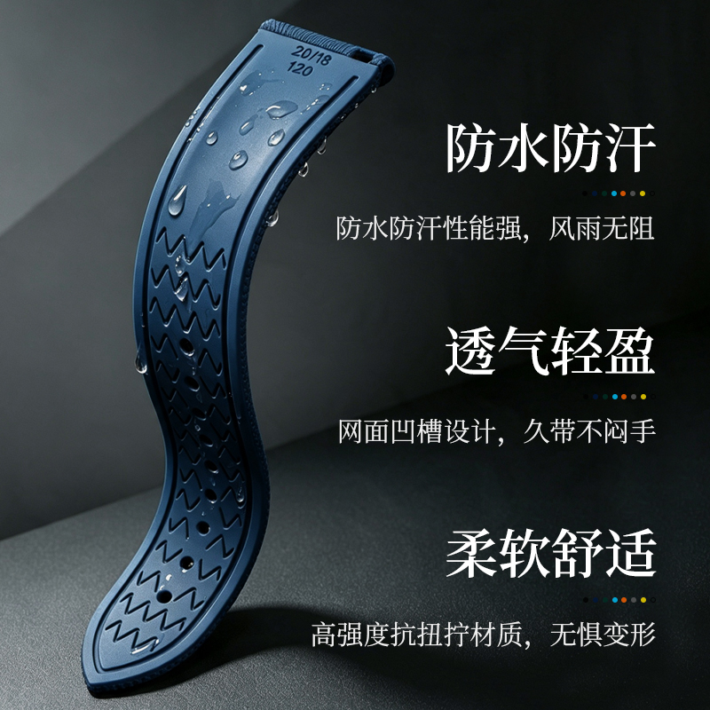 Nylon‑Texture FKM Fluororubber - огляд і ціна Audemars Piguet Watch Code 11.59
