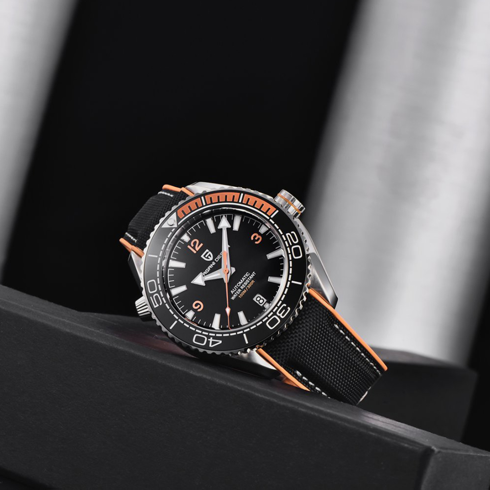 PAGANI DESIGN Diving Watch 100 - огляд і ціна Rubber Strap Diver