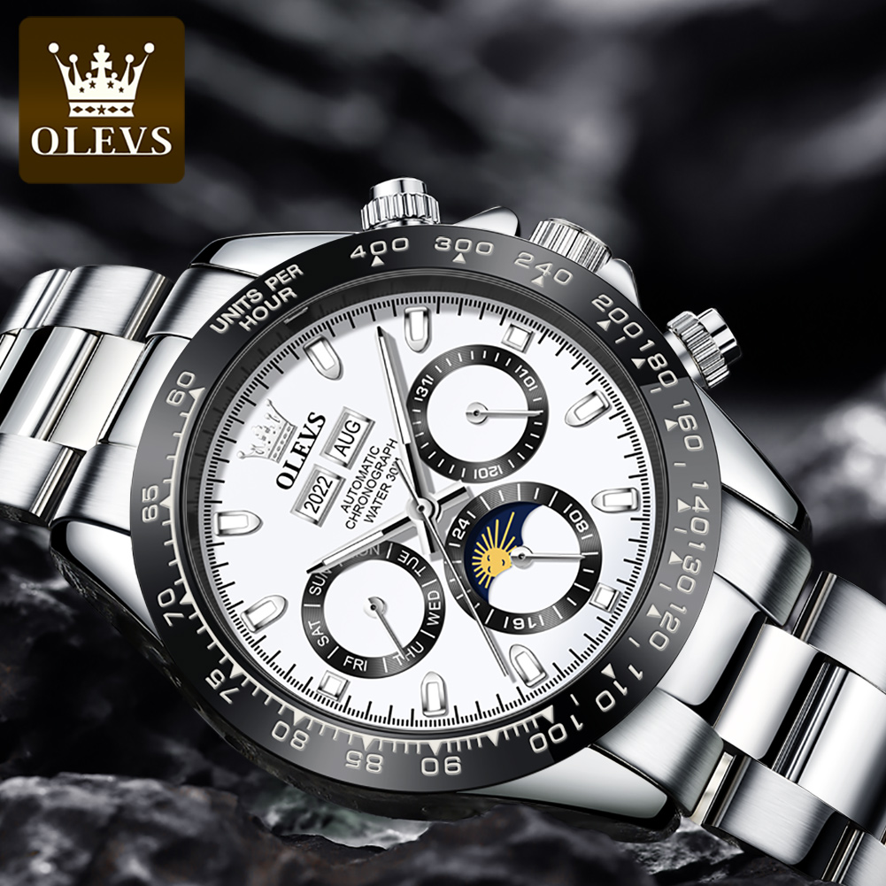 OLEVS 6654 Luxury Mens Watch C - огляд і ціна Rolex Watch Daytona