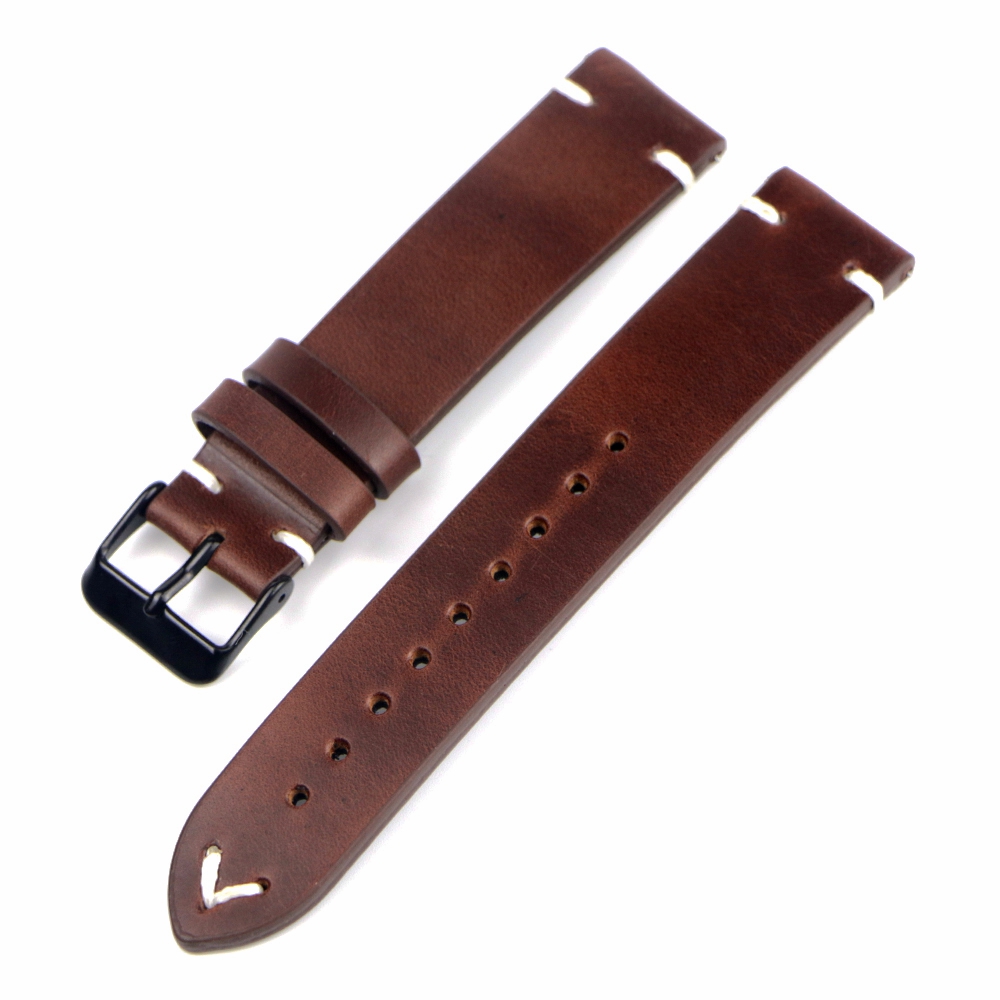 Vintage Genuine 18mm 19mm 20mm - огляд і ціна Suede Strap Watch