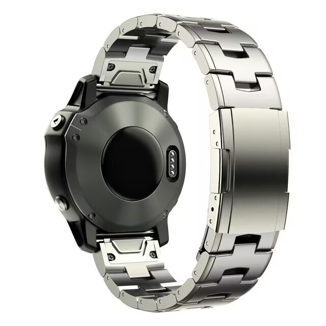 For Garmin Watch Fenix Series  - огляд і ціна Leather Strap Quick Release