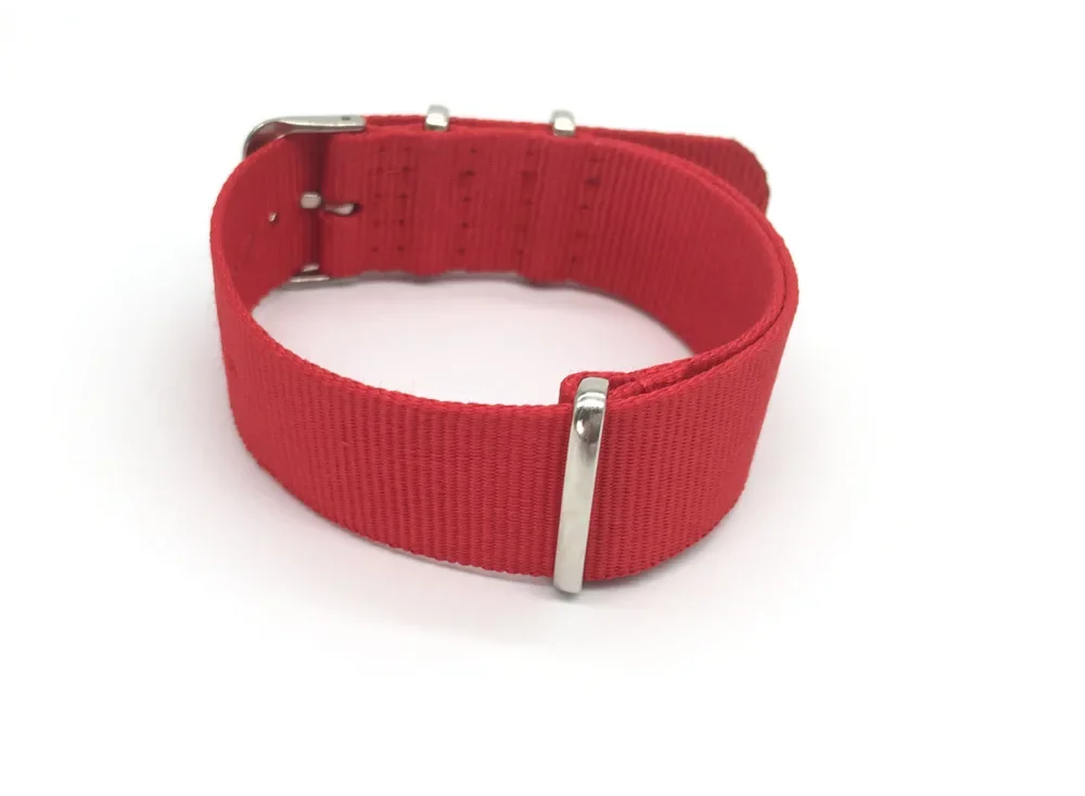 Red Nylon Strap Men&Women 18mm - огляд і ціна Nato Strap Nylon