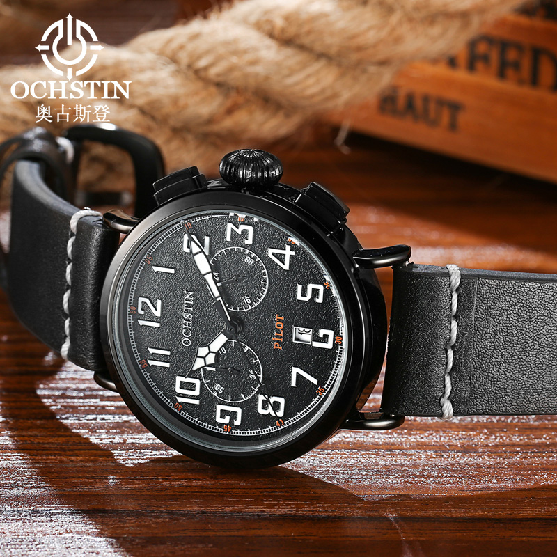 OCHSTIN Genuine Leather Strap  - огляд і ціна Leather Watch Band Men