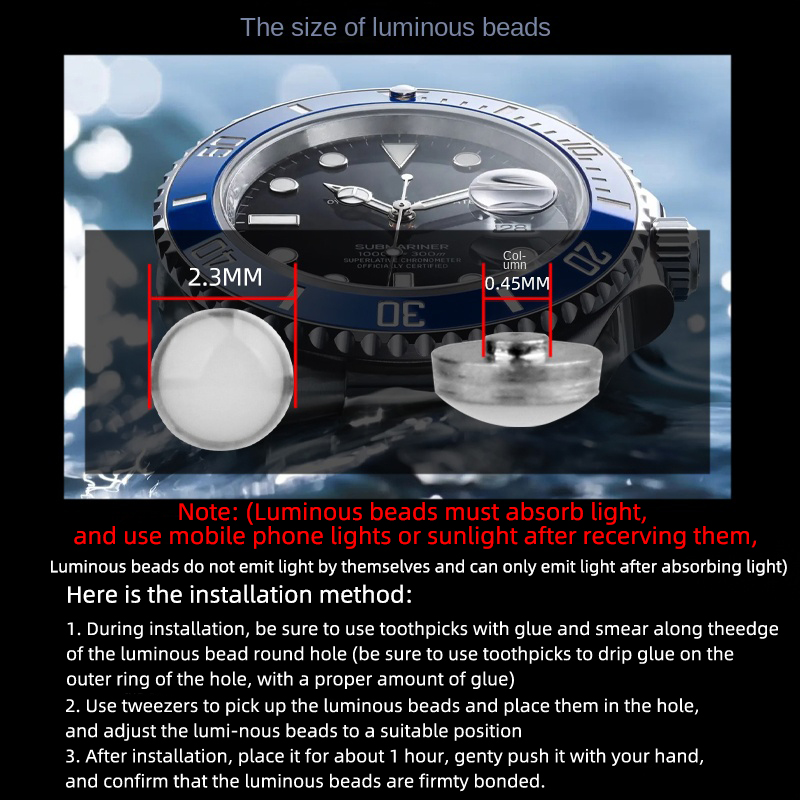 For Rolex Submariner Luminous  - огляд і ціна Rolex Watch Daytona
